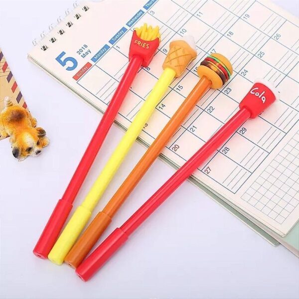 Caneta Fofa Fast Food Lovelypen - Pacote 6 Und