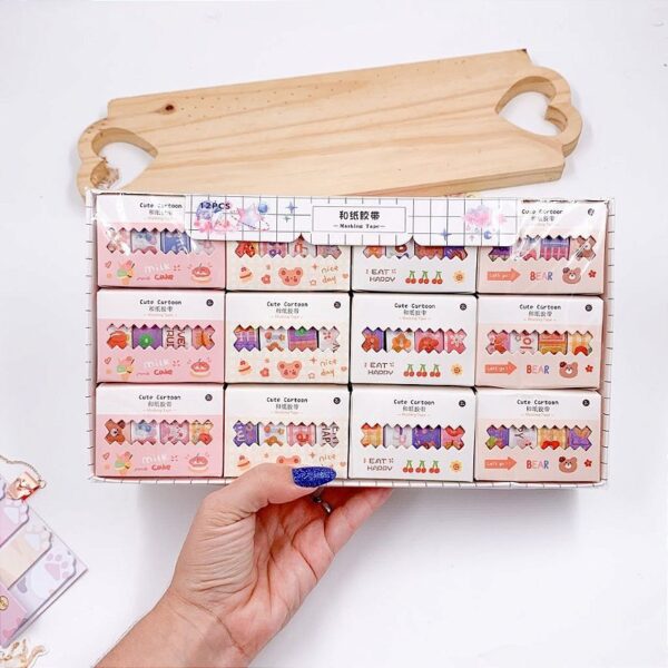 Washi Tape Caixinhas Fofuras Sortidas