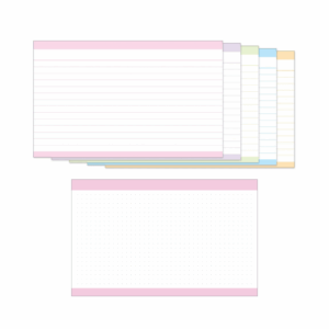 Ficha Pautada c/ Tarja 20,2 x 12,4 cm 50 Fls - TILIBRA - UND