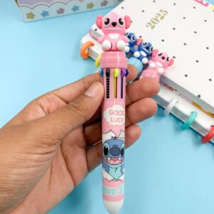 Caneta 10 Cores STITCH - UND