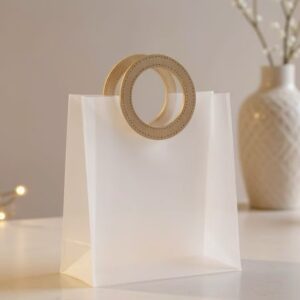 Embalagem Bolsa Transparente c/ Alça Argola 18,5 x 16x8cm - IMPORTADO - UND