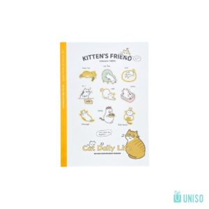 Caderno A5 Pautado Gatos Kitten's Friends 14,5x21cm - UNISO - UND