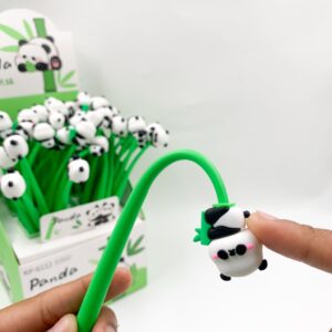 Caneta Flexível Dançante Panda - CX 48 UND