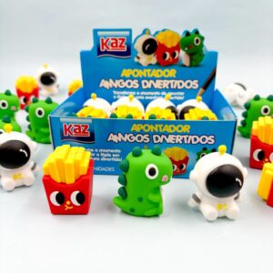 Apontador Emborrachado Amigos Divertidos KAZ - CX 12 UND