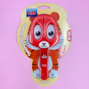 Tesoura Escolar 13cm Zoo KAZ - BLISTER