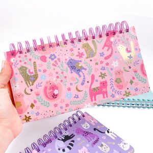 Planner de Mesa com Espiral Gatinhos 23,2x12,2cm