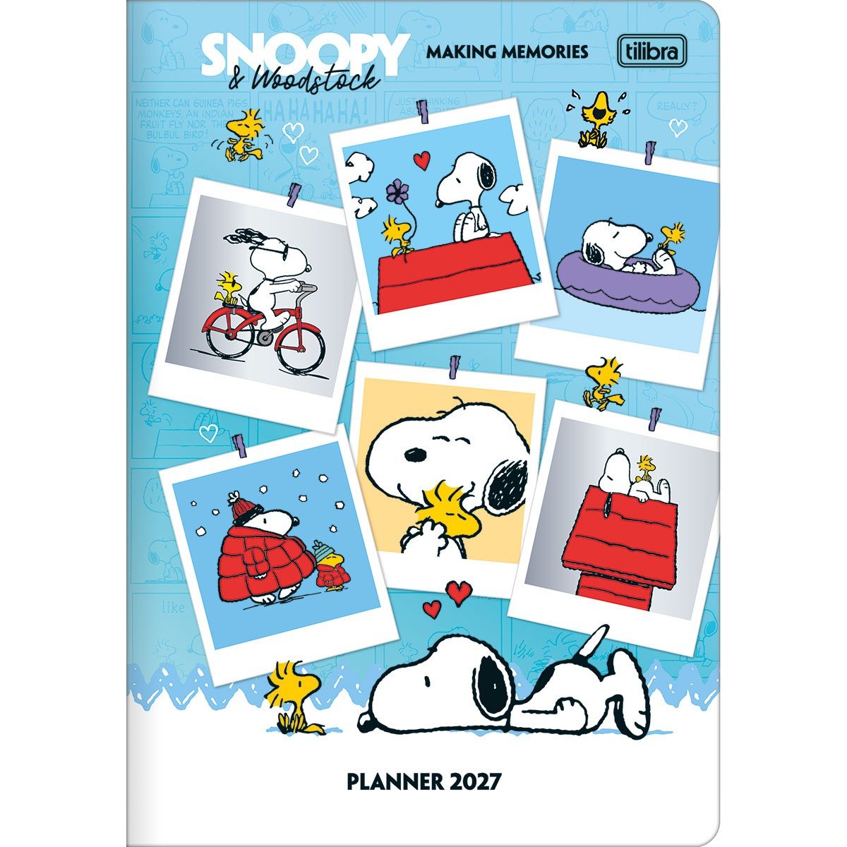 Planner Agenda Grampeado 17,8 x 25,4 cm SNOOPY - TILIBRA - UND