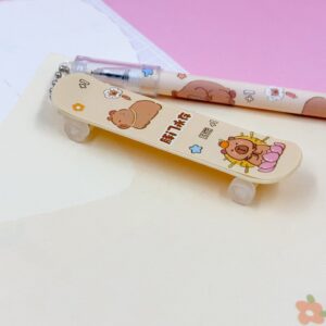Caneta Fofa Capivara Skate - Pacote 6 Und