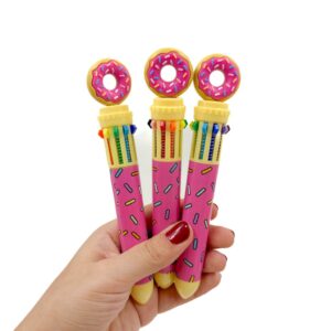 Caneta 10 Cores Donuts