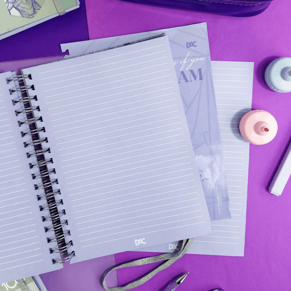 Refil Caderno Smart Universitário Lilás 48 Folhas DAC