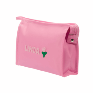 Necessaire Dia a Dia Rosa LINDA 23x16x7cm - FLORIE - UND