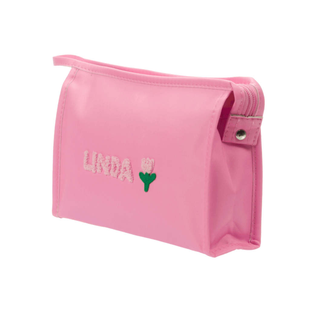 Necessaire Dia a Dia Rosa LINDA 23x16x7cm - FLORIE - UND