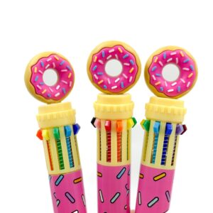 Caneta 10 Cores Donuts