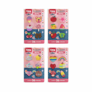 Pins Picky Holic Charm com 6 Pins - TRIS - BLISTER