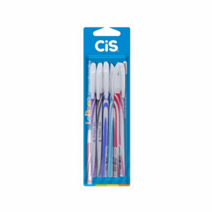 Caneta Esferográfica 0.5mm Lollipop 6 Cores - CIS - BLISTER