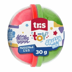 Massinha EVA Fluffy MIx 30 G - TRIS - UND