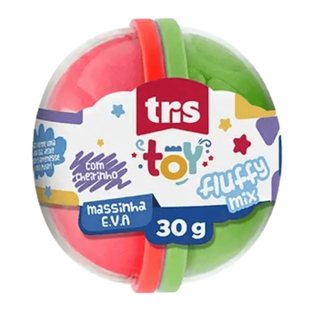 Massinha EVA Fluffy MIx 30 G - TRIS - UND