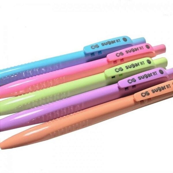 Caneta Esferográfica Retrátil 1.0mm Sugar CIS - BLISTER 5 UND