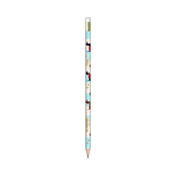 Lápis Redondo c/ Borracha N.2 Brownie The Dog - TILIBRA - PACOTE 12 UND