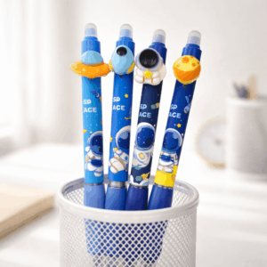 Kit Caneta Premium Apagável Space 4 UND - IMPORTADO - BLISTER