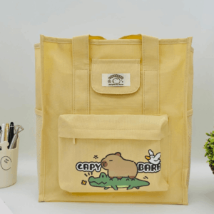 Bolsa de Ombro c/ Bolso Externo Capivara