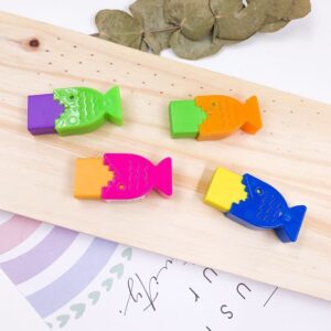 Borracha Decorada Neon Peixinho KAZ - POTE 12 UND