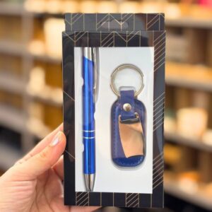 Kit Chaveiro Metal c/ Caneta - IMPORTADO - UND