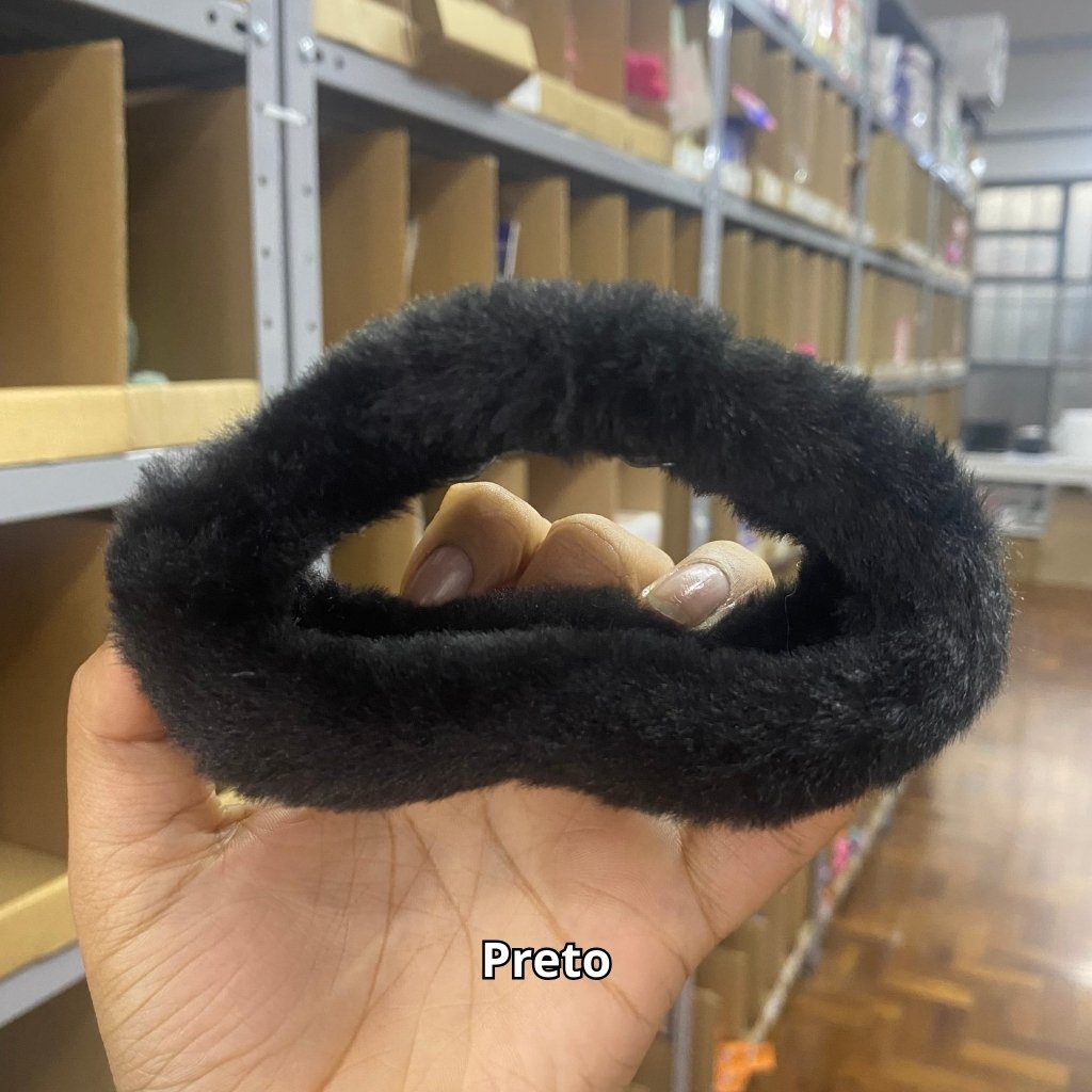 Presilha Piranha Pelúcia Designer 10 cm GG - IMPORTADO - UND