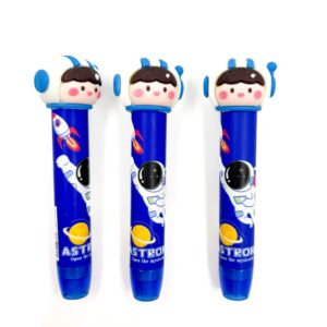 Borracha Caneta Retrátil Astronauta