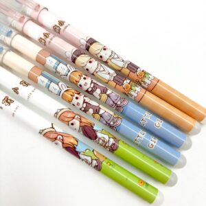 Caneta apagável Estampada Menininhas - Cx 6 Und