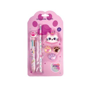 KIT CAT Cores 6 Peças - FOFY - BLISTER
