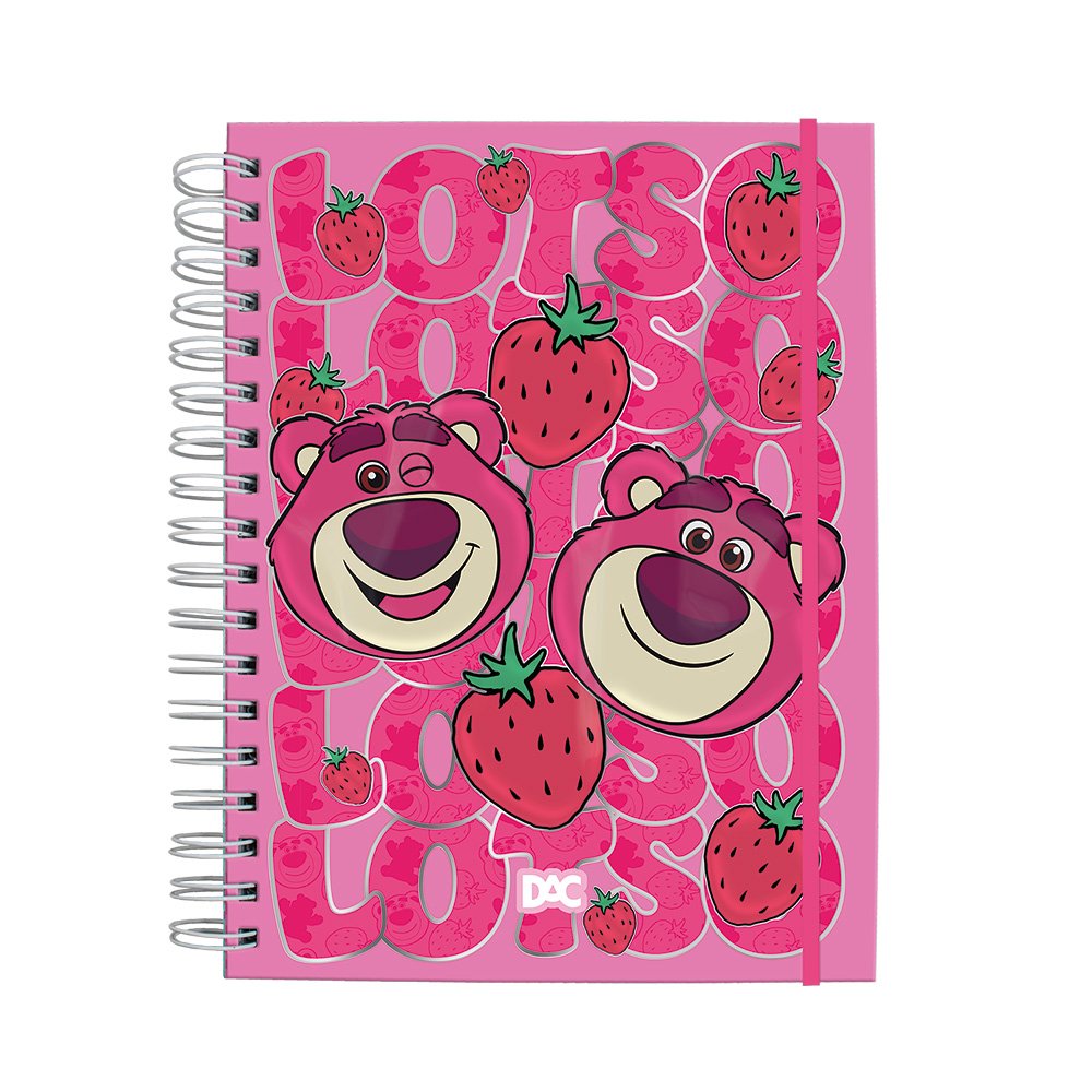 Caderno Smart Colegial Ursinho Lotso 80 fls - DAC