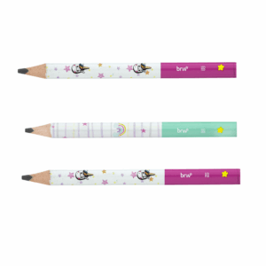 Lápis HB Big Estampado Magic BRW - Blister 3 UND
