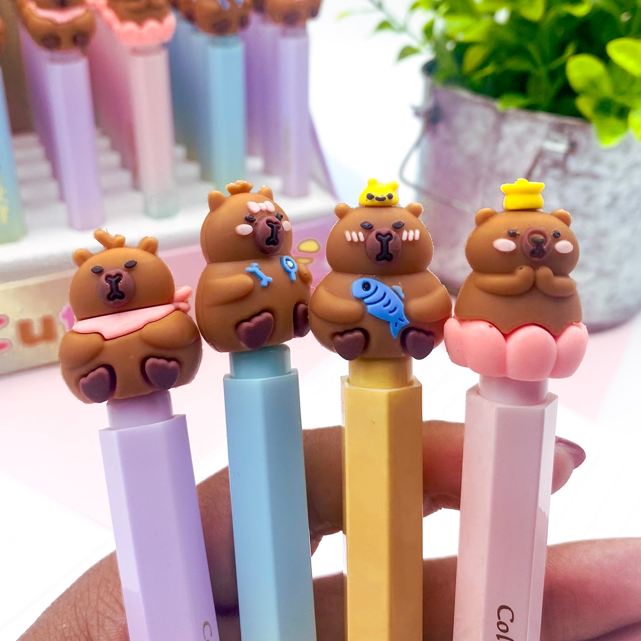 Caneta Gel 0.5mm Capivara Colorful - IMPORTADO - CX 48 UND