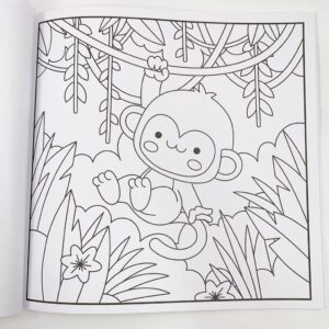 KIT Livro de Colorir Jungle Buddies - CIRANDA + 10 CANETAS TOUCH