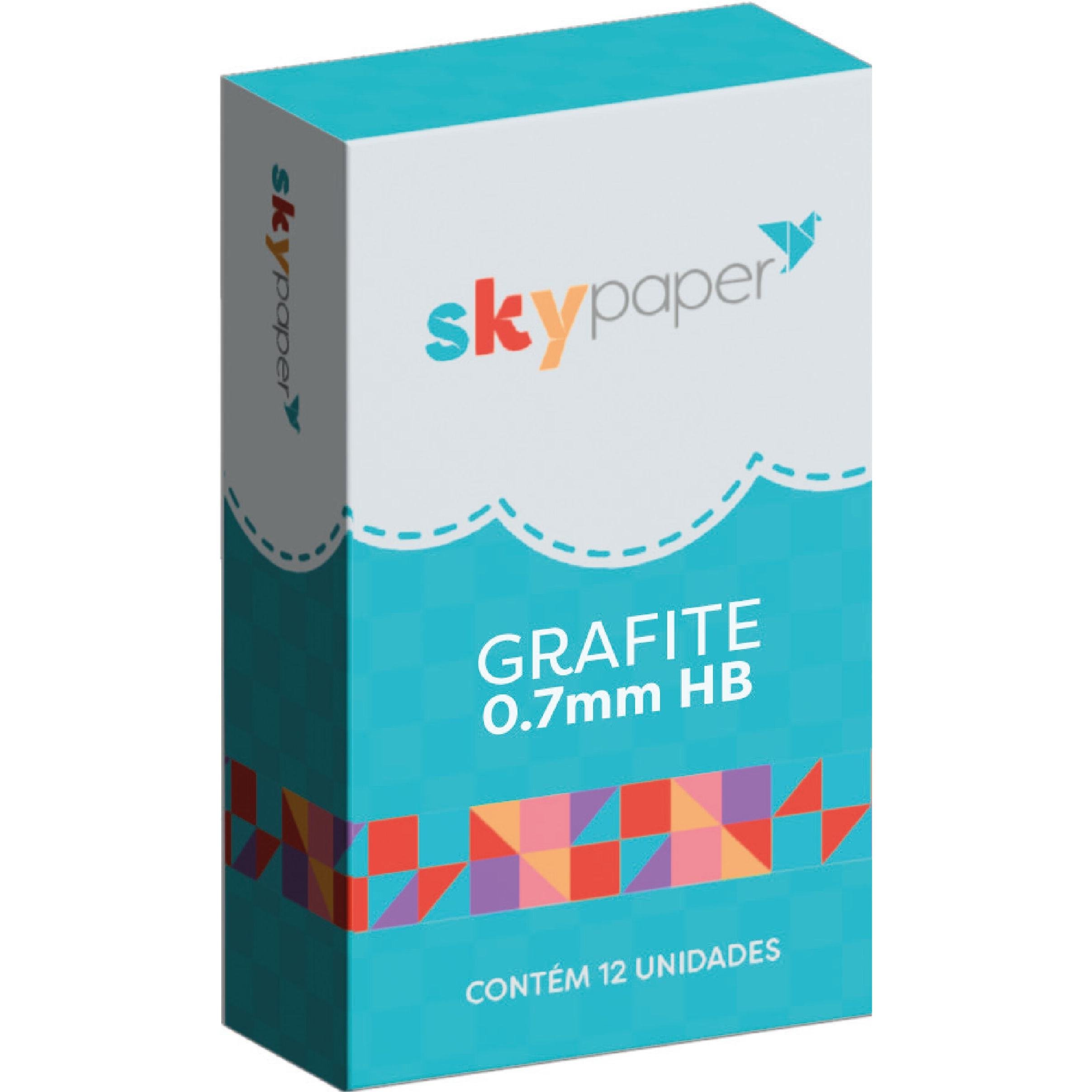 Grafite Hb 0.7mm c/12 Minas - SKYPAPER - CX 12 TUBOS