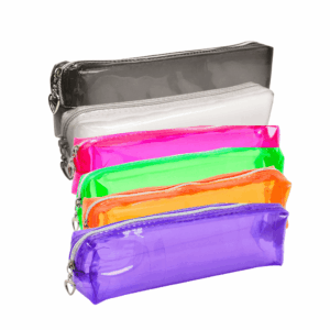 Estojo Zíper Transparente Colors - KIT OFICIAL - UND
