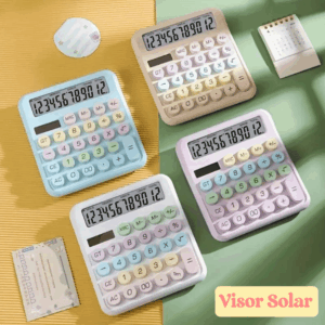Calculadora de Mesa Vintage c/ Fonte Interna + Visor Luz