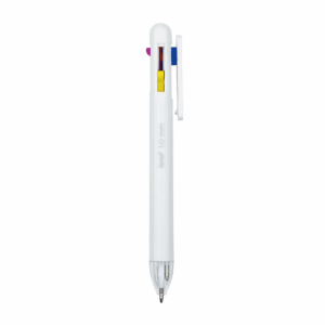 Caneta Esferográfica 1.0mm 4 Cores Pastel BRW