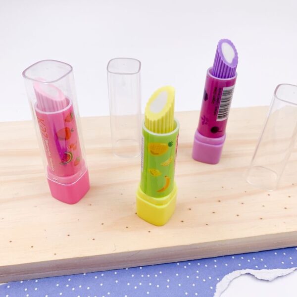 Borracha Decorada Batom KAZ - CX 12 UND