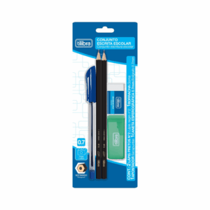 Kit Escrita Escolar Basic 4 Peças Tilibra