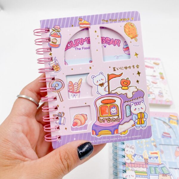 Mini Caderno A6 Gourmet Bear - UND