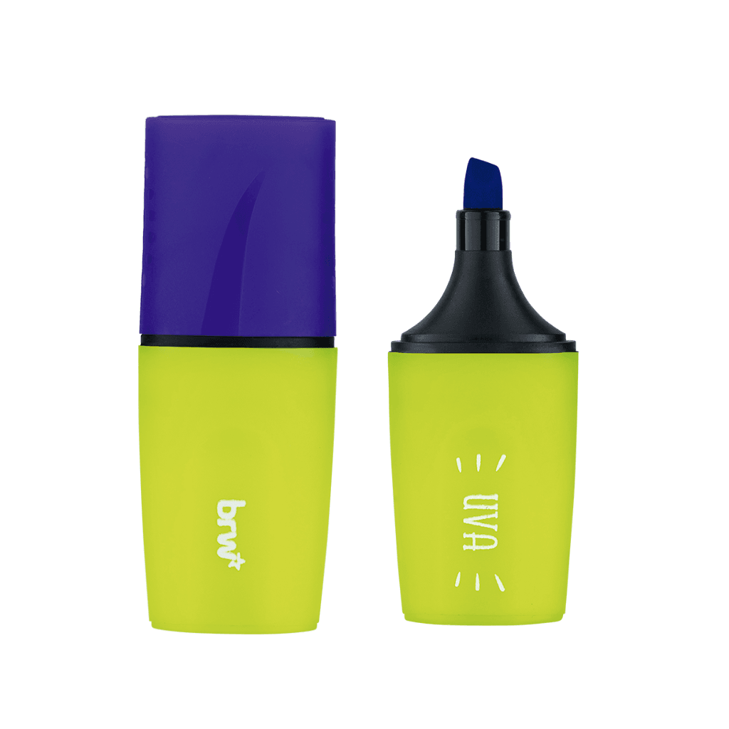 Marca Texto Neon Mini c/ Cheiro BRW - KIT 6 UND
