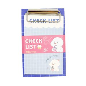 Mini Prancheta Dinossauros Fofos c/ Bloco Checklist