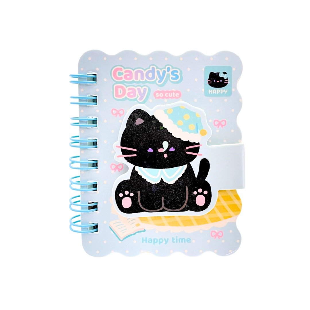 Mini Caderneta Candy Gato 6,5x8cm - UNISO - UND