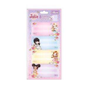 Etiqueta Escolar Adesiva Jolie - TILIBRA - PACOTE 8 UND