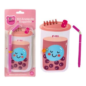 KIT Anotação Suquinho ROSA - FOFY - BLISTER