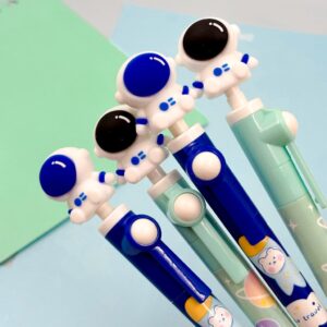 Caneta Anti Stress Astronauta Gira Gira - Kit 4 Und