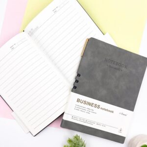 Kit Luxo Business Caderno Courino Costurado + Caneta - IMPORTADO - UND