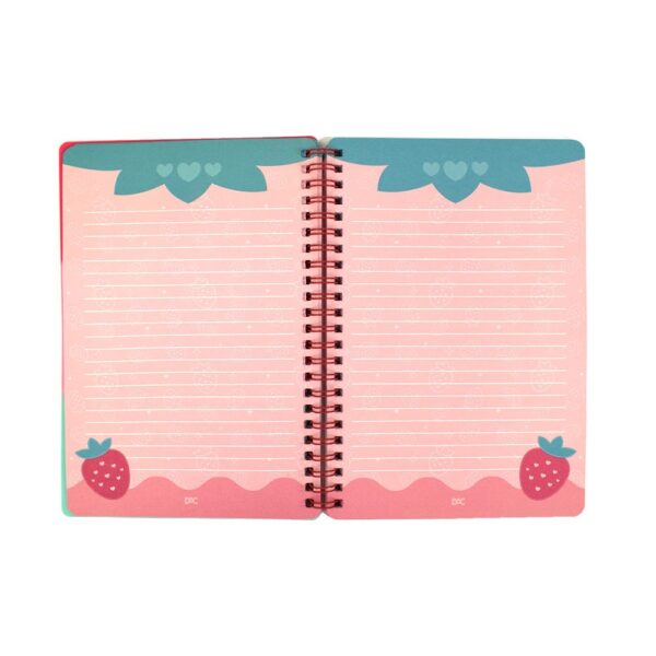 Caderno Hello Moranguinho com stickers DAC